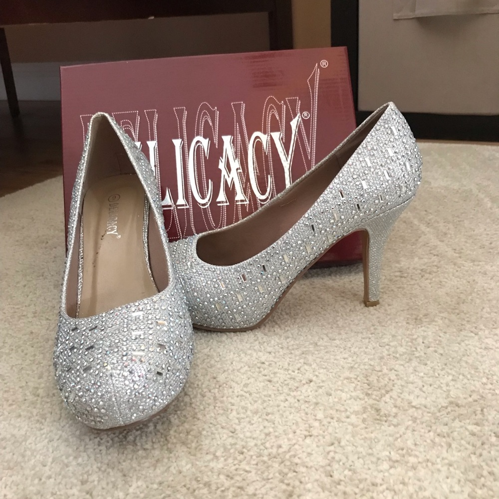 Silver heels
